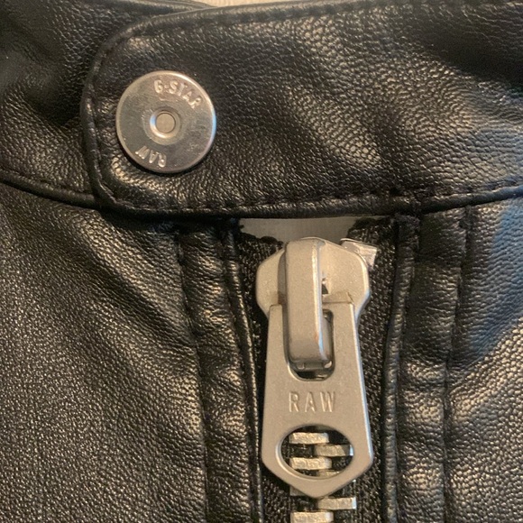 G-STAR RAW Men’s Leather Jacket - Picture 10 of 16